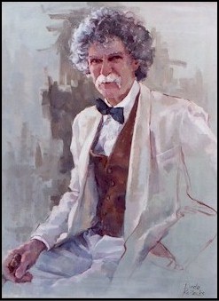 Portrait of Mark Twain Impersonator